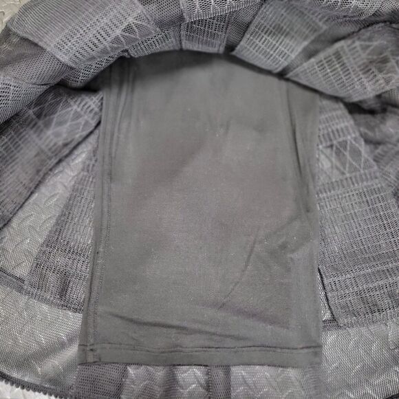 Maje "Rosalie" Cold Shoulder Dress Black Mini Dress Size 2 Mesh Overlay A-Line - Picture 10 of 15